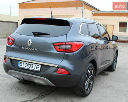 Серый Рено Kadjar, объемом двигателя 1.6 л и пробегом 92 тыс. км за 17500 $, фото 7 на Automoto.ua