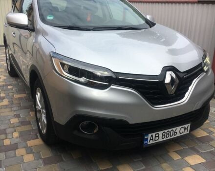 Серый Рено Kadjar, объемом двигателя 1.5 л и пробегом 99 тыс. км за 17200 $, фото 1 на Automoto.ua