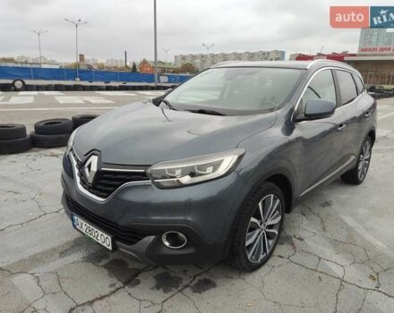 Серый Рено Kadjar, объемом двигателя 1.46 л и пробегом 191 тыс. км за 18900 $, фото 5 на Automoto.ua