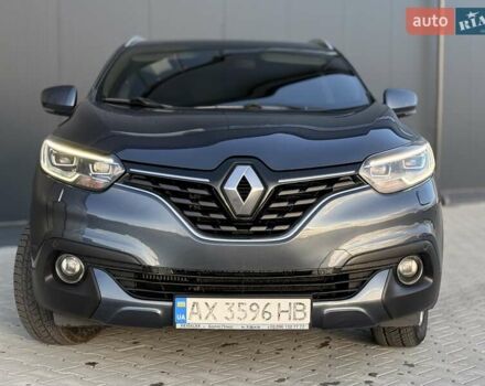 Серый Рено Kadjar, объемом двигателя 1.46 л и пробегом 124 тыс. км за 16500 $, фото 1 на Automoto.ua