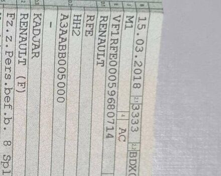 Сірий Рено Kadjar, об'ємом двигуна 1.46 л та пробігом 105 тис. км за 18900 $, фото 9 на Automoto.ua