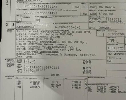 Рено Kadjar 2018 в Луцке на Automoto.ua Серый Рено Kadjar, объемом двигателя 1.6 л и пробегом 201 тыс. км за 12300 $, фото 50 на Automoto.ua