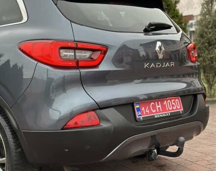 Серый Рено Kadjar, объемом двигателя 1.46 л и пробегом 152 тыс. км за 16999 $, фото 33 на Automoto.ua