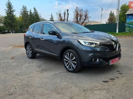 Серый Рено Kadjar, объемом двигателя 1.6 л и пробегом 163 тыс. км за 15900 $, фото 1 на Automoto.ua
