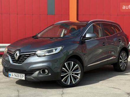 Серый Рено Kadjar, объемом двигателя 1.6 л и пробегом 245 тыс. км за 15700 $, фото 1 на Automoto.ua