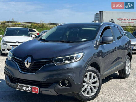 Серый Рено Kadjar, объемом двигателя 1.5 л и пробегом 123 тыс. км за 17690 $, фото 1 на Automoto.ua