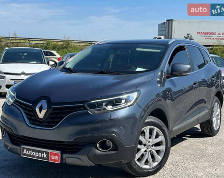 Сірий Рено Kadjar, об'ємом двигуна 1.5 л та пробігом 123 тис. км за 17690 $, фото 1 на Automoto.ua