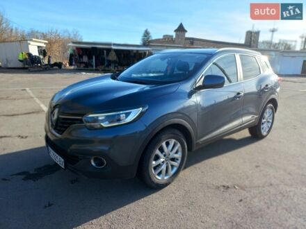 Сірий Рено Kadjar, об'ємом двигуна 1.5 л та пробігом 214 тис. км за 18499 $, фото 1 на Automoto.ua