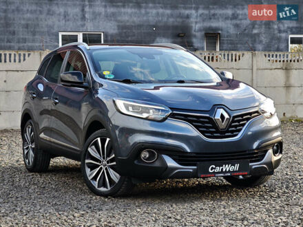 Сірий Рено Kadjar, об'ємом двигуна 1.5 л та пробігом 116 тис. км за 20500 $, фото 1 на Automoto.ua