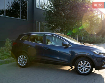 Синий Рено Kadjar, объемом двигателя 1.46 л и пробегом 86 тыс. км за 18600 $, фото 2 на Automoto.ua