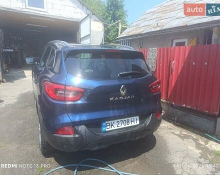 Синий Рено Kadjar, объемом двигателя 1.46 л и пробегом 238 тыс. км за 14500 $, фото 1 на Automoto.ua