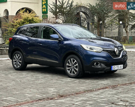 Синий Рено Kadjar, объемом двигателя 1.5 л и пробегом 195 тыс. км за 15200 $, фото 5 на Automoto.ua