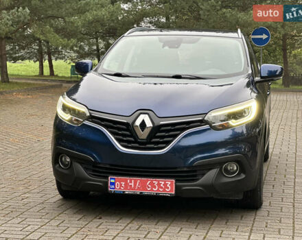 Синий Рено Kadjar, объемом двигателя 1.5 л и пробегом 195 тыс. км за 15900 $, фото 2 на Automoto.ua