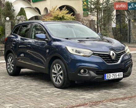 Синий Рено Kadjar, объемом двигателя 1.5 л и пробегом 195 тыс. км за 15200 $, фото 4 на Automoto.ua