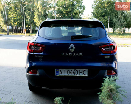 Синий Рено Kadjar, объемом двигателя 1.46 л и пробегом 86 тыс. км за 18600 $, фото 4 на Automoto.ua