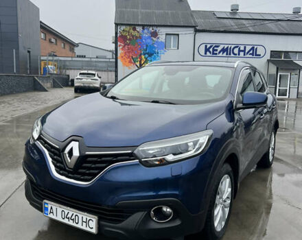 Синий Рено Kadjar, объемом двигателя 1.46 л и пробегом 88 тыс. км за 17400 $, фото 1 на Automoto.ua