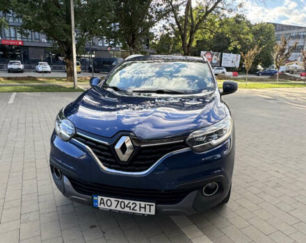 Синий Рено Kadjar, объемом двигателя 1.46 л и пробегом 215 тыс. км за 17500 $, фото 1 на Automoto.ua