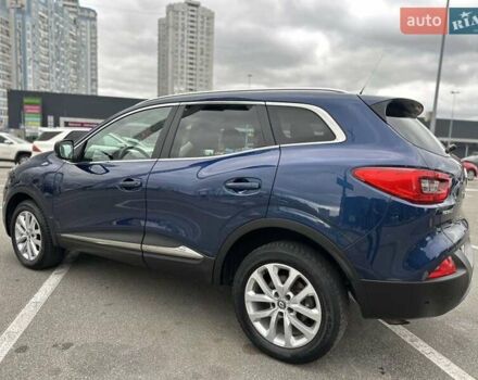 Синий Рено Kadjar, объемом двигателя 1.2 л и пробегом 132 тыс. км за 13950 $, фото 2 на Automoto.ua