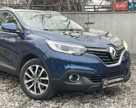 Синий Рено Kadjar, объемом двигателя 1.46 л и пробегом 198 тыс. км за 16390 $, фото 1 на Automoto.ua