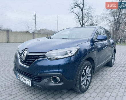 Синий Рено Kadjar, объемом двигателя 1.46 л и пробегом 213 тыс. км за 14270 $, фото 2 на Automoto.ua