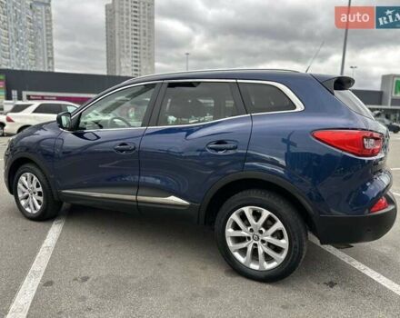 Синий Рено Kadjar, объемом двигателя 1.2 л и пробегом 132 тыс. км за 13950 $, фото 1 на Automoto.ua
