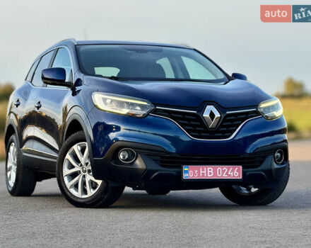 Синий Рено Kadjar, объемом двигателя 1.5 л и пробегом 179 тыс. км за 17500 $, фото 1 на Automoto.ua
