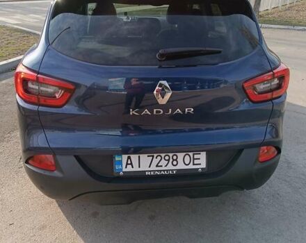 Синий Рено Kadjar, объемом двигателя 1.6 л и пробегом 170 тыс. км за 16700 $, фото 3 на Automoto.ua