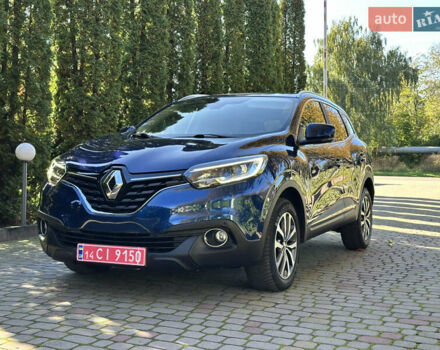 Синий Рено Kadjar, объемом двигателя 1.5 л и пробегом 171 тыс. км за 17700 $, фото 4 на Automoto.ua