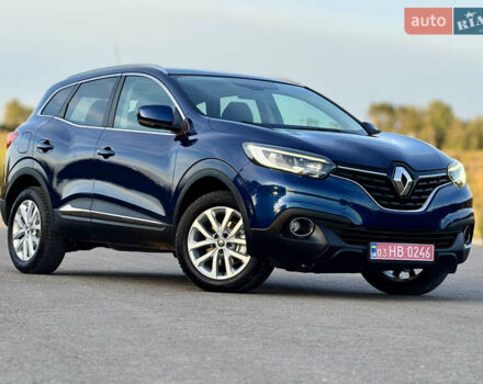 Синий Рено Kadjar, объемом двигателя 1.5 л и пробегом 179 тыс. км за 17500 $, фото 2 на Automoto.ua