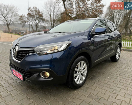 Синий Рено Kadjar, объемом двигателя 1.6 л и пробегом 178 тыс. км за 16900 $, фото 1 на Automoto.ua