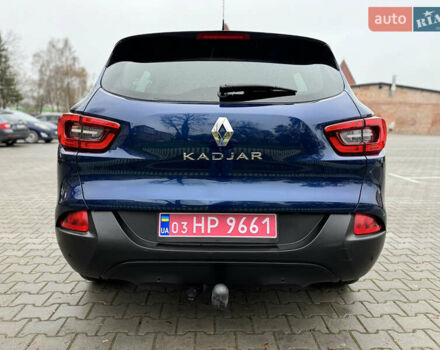 Синий Рено Kadjar, объемом двигателя 1.6 л и пробегом 178 тыс. км за 16900 $, фото 7 на Automoto.ua