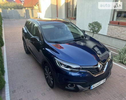 Синий Рено Kadjar, объемом двигателя 1.2 л и пробегом 110 тыс. км за 14999 $, фото 4 на Automoto.ua