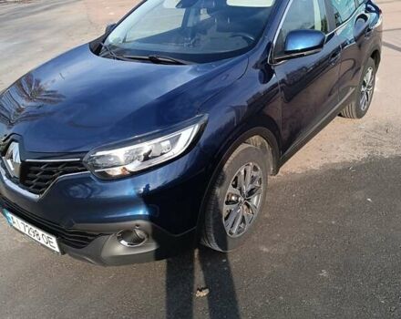 Синий Рено Kadjar, объемом двигателя 1.6 л и пробегом 170 тыс. км за 16700 $, фото 1 на Automoto.ua