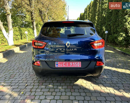Синий Рено Kadjar, объемом двигателя 1.5 л и пробегом 171 тыс. км за 17700 $, фото 24 на Automoto.ua