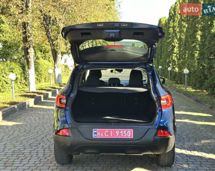 Синий Рено Kadjar, объемом двигателя 1.5 л и пробегом 171 тыс. км за 17700 $, фото 3 на Automoto.ua