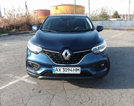 Синий Рено Kadjar, объемом двигателя 1.46 л и пробегом 21 тыс. км за 19800 $, фото 1 на Automoto.ua