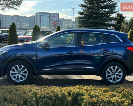 Синий Рено Kadjar, объемом двигателя 1.5 л и пробегом 135 тыс. км за 19200 $, фото 3 на Automoto.ua