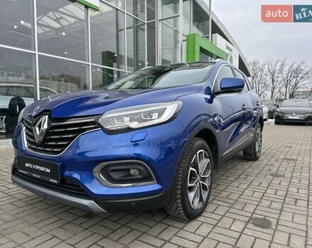 Синий Рено Kadjar, объемом двигателя 1.5 л и пробегом 98 тыс. км за 21500 $, фото 4 на Automoto.ua