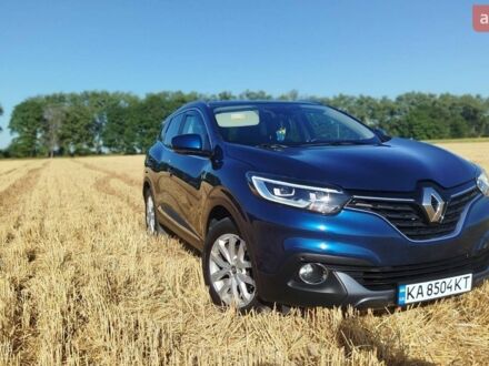 Синий Рено Kadjar, объемом двигателя 1.46 л и пробегом 149 тыс. км за 16100 $, фото 1 на Automoto.ua