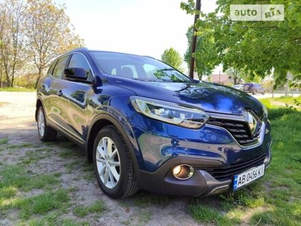 Синий Рено Kadjar, объемом двигателя 1.6 л и пробегом 114 тыс. км за 15700 $, фото 1 на Automoto.ua