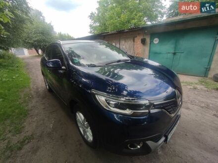 Синий Рено Kadjar, объемом двигателя 1.6 л и пробегом 187 тыс. км за 14000 $, фото 1 на Automoto.ua