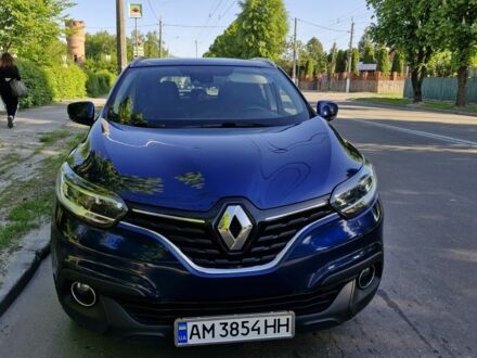 Синій Рено Kadjar, об'ємом двигуна 0.15 л та пробігом 191 тис. км за 16700 $, фото 1 на Automoto.ua