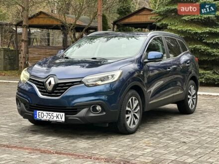Синий Рено Kadjar, объемом двигателя 1.5 л и пробегом 195 тыс. км за 15200 $, фото 1 на Automoto.ua