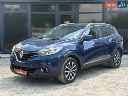 Синий Рено Kadjar, объемом двигателя 1.46 л и пробегом 211 тыс. км за 13499 $, фото 1 на Automoto.ua