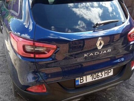 Рено Kadjar 2016 в Гадяче на Automoto.ua Синий Рено Kadjar, объемом двигателя 1.46 л и пробегом 189 тыс. км за 16800 $, фото 1 на Automoto.ua
