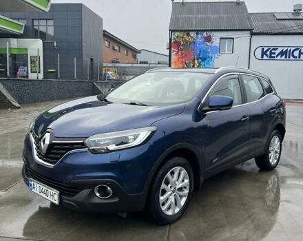 Синий Рено Kadjar, объемом двигателя 1.46 л и пробегом 88 тыс. км за 17400 $, фото 1 на Automoto.ua