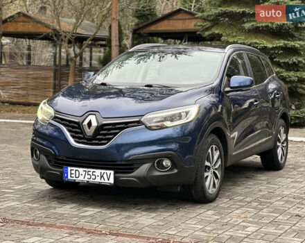 Синий Рено Kadjar, объемом двигателя 1.5 л и пробегом 195 тыс. км за 15200 $, фото 1 на Automoto.ua