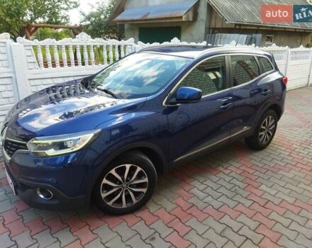 Синий Рено Kadjar, объемом двигателя 1.6 л и пробегом 250 тыс. км за 12600 $, фото 1 на Automoto.ua