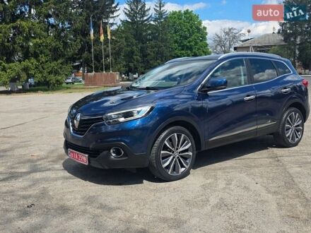 Синий Рено Kadjar, объемом двигателя 1.5 л и пробегом 135 тыс. км за 16300 $, фото 1 на Automoto.ua
