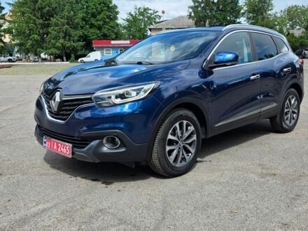 Синий Рено Kadjar, объемом двигателя 1.6 л и пробегом 192 тыс. км за 15999 $, фото 1 на Automoto.ua